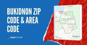 pangantucan bukidnon zip code